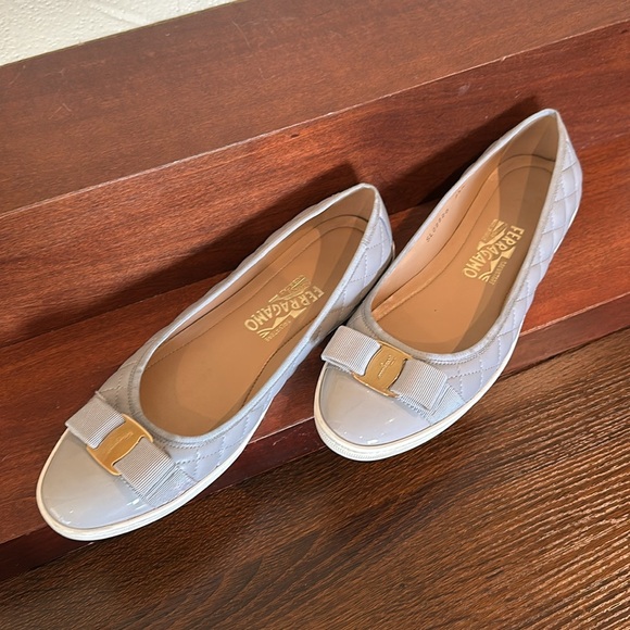 Salvatore Ferragamo Varina Quilted leather Ballet Flats - Picture 2 of 8